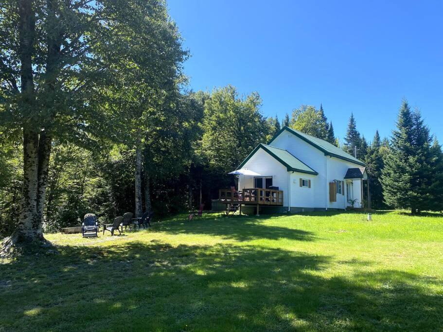 Le Jazz- Chalet Rustique/Chic Avec Spa Notre-Dame-Des-Bois Ngoại thất bức ảnh