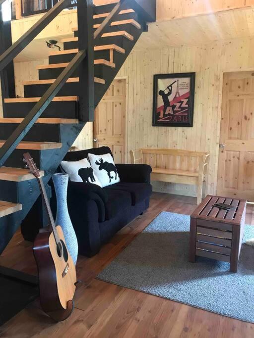 Le Jazz- Chalet Rustique/Chic Avec Spa Notre-Dame-Des-Bois Ngoại thất bức ảnh